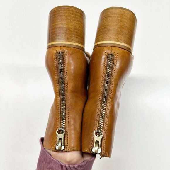 Korks by Kork Ease Violet Tan Leather Bootie Womens Size 9.5 - Picture 7 of 15